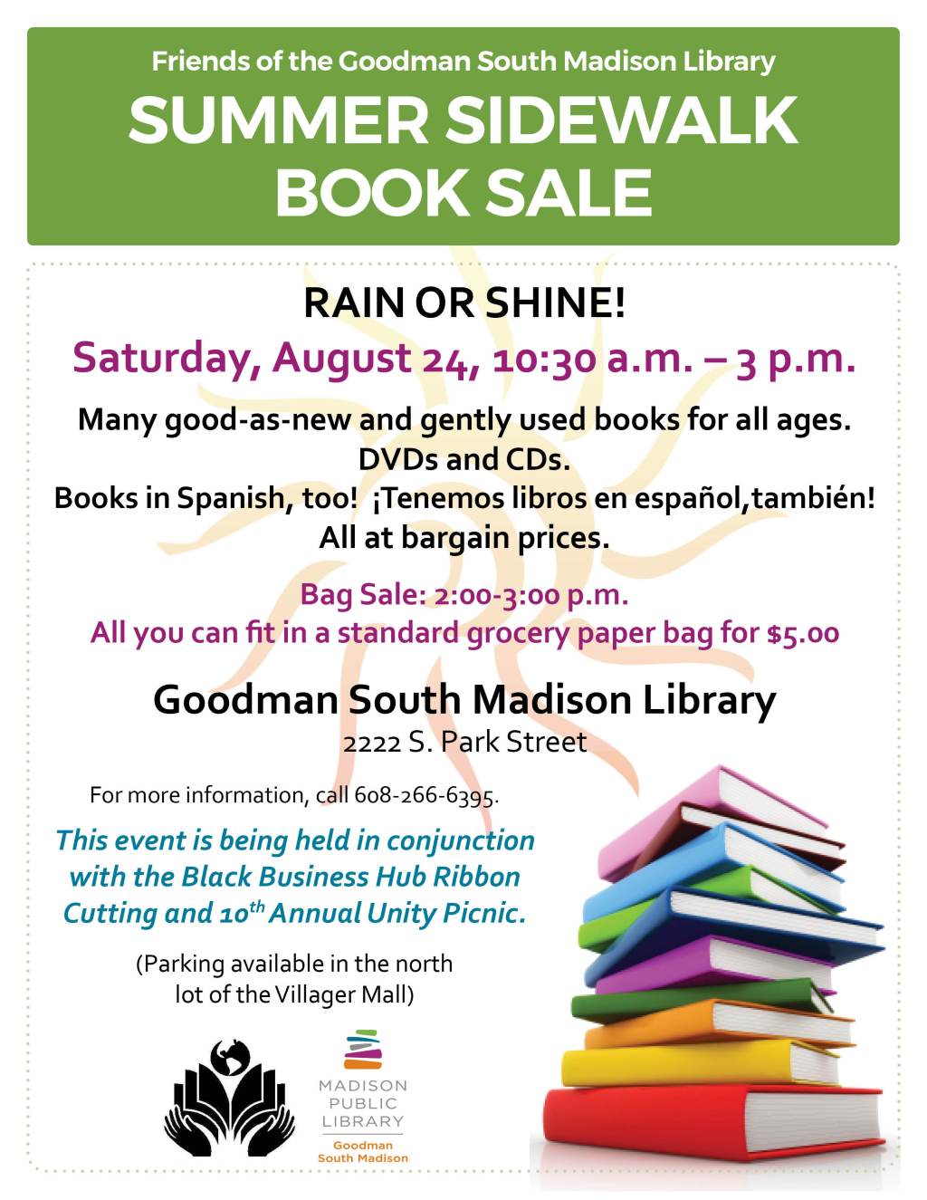 Summer Sidewalk Book&nbsp;Sale
