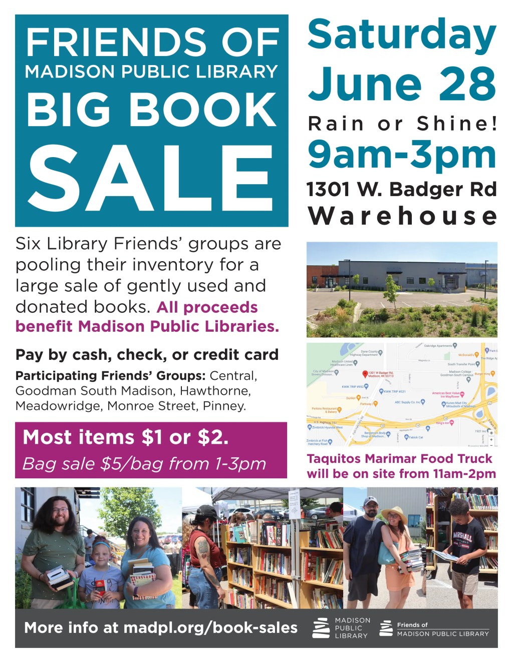 Friends of Madison Public Library Big Book Sale